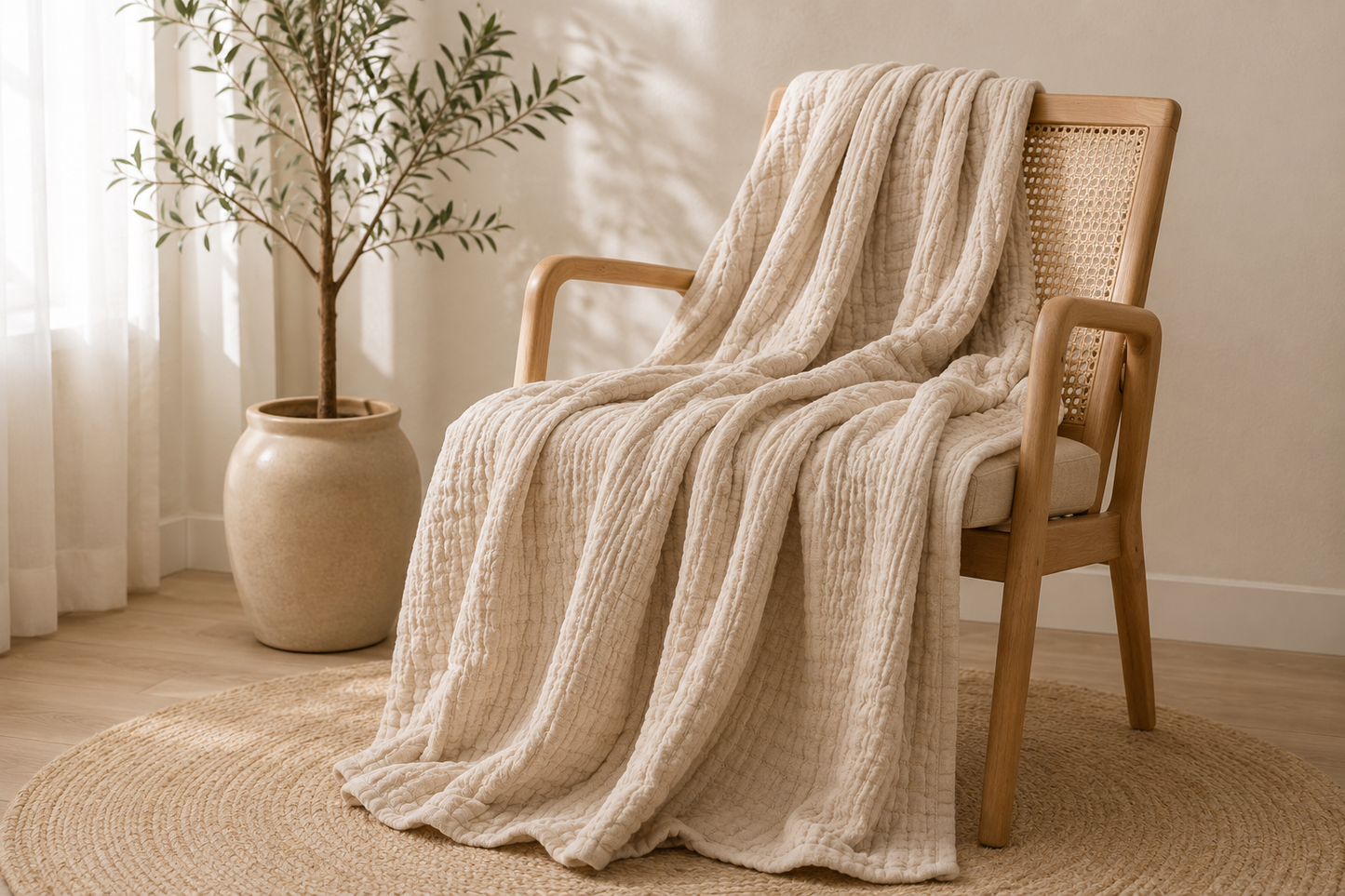 Shizen AirCloud – 100% Mousseline Zomerdeken