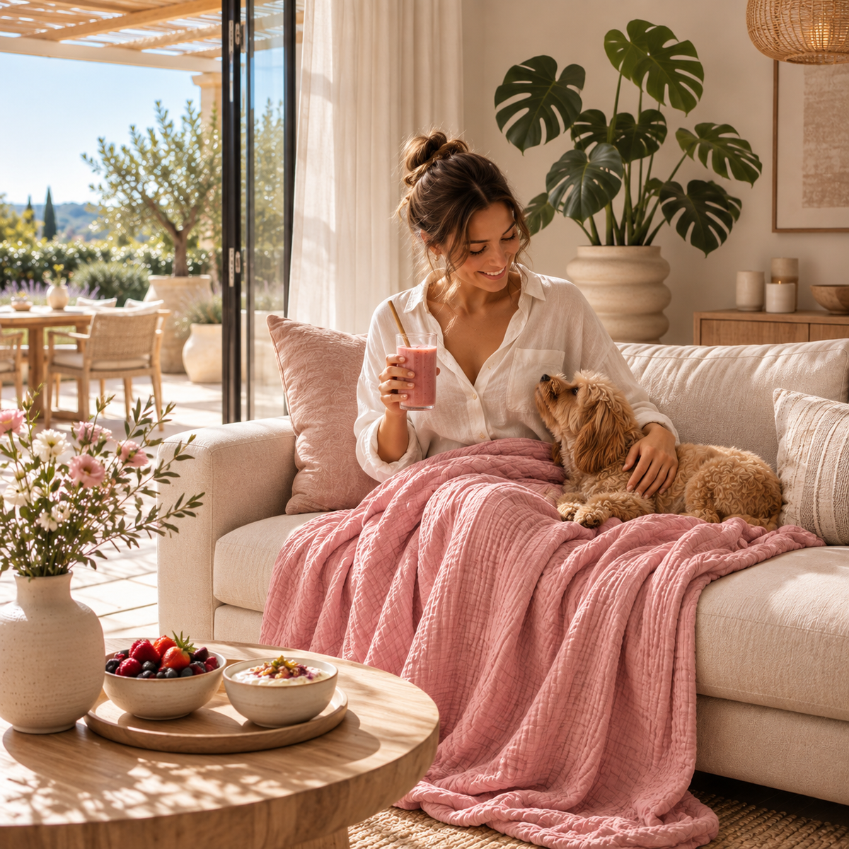 Shizen AirCloud – 100% Mousseline Zomerdeken