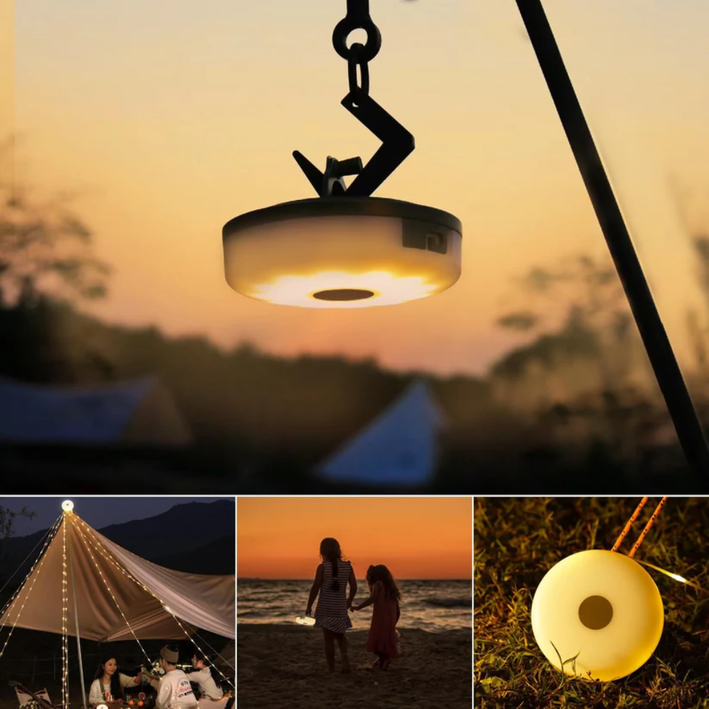 Shizen Solar Lamp – Draagbare Outdoor Lamp met 360° Sfeerverlichting