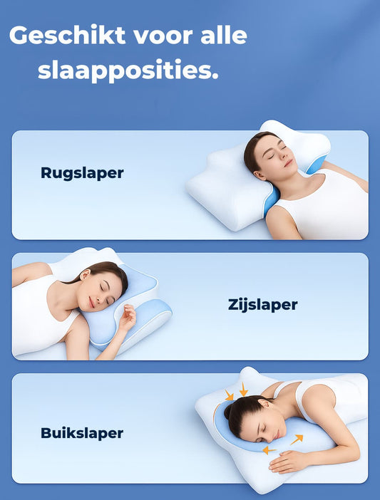 Shizen Sleep – Ergonomisch Slaapkussen voor Perfecte Uitlijning
