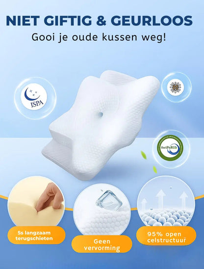 Shizen Sleep – Ergonomisch Slaapkussen voor Perfecte Uitlijning