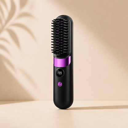 SHIZEN HairGlow – Draadloze Styling Brush