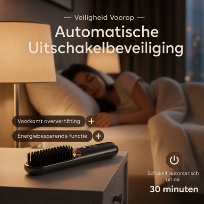 SHIZEN HairGlow – Draadloze Styling Brush