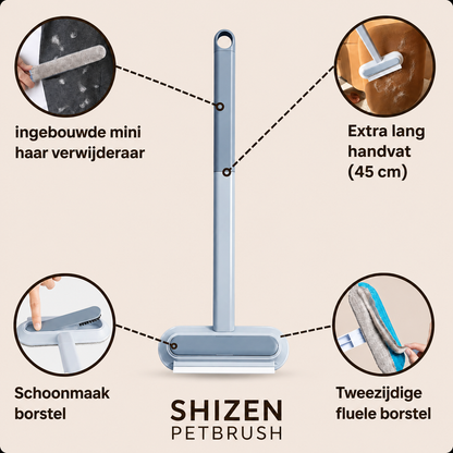 Shizen Petbrush huisdierhaar verwijderaar