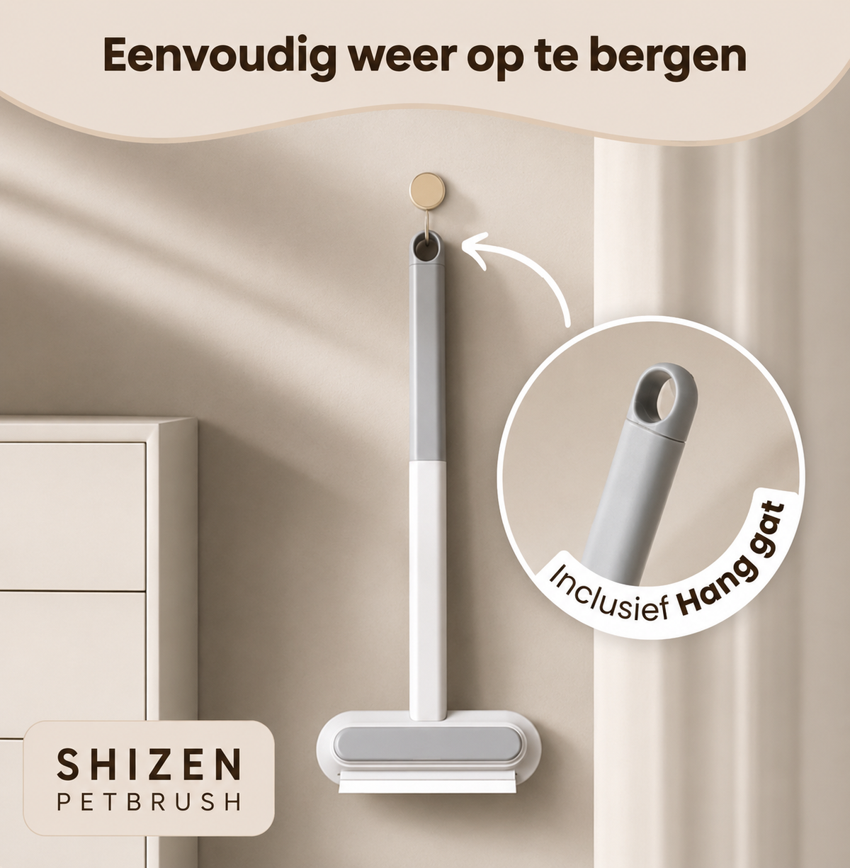 Shizen Petbrush huisdierhaar verwijderaar