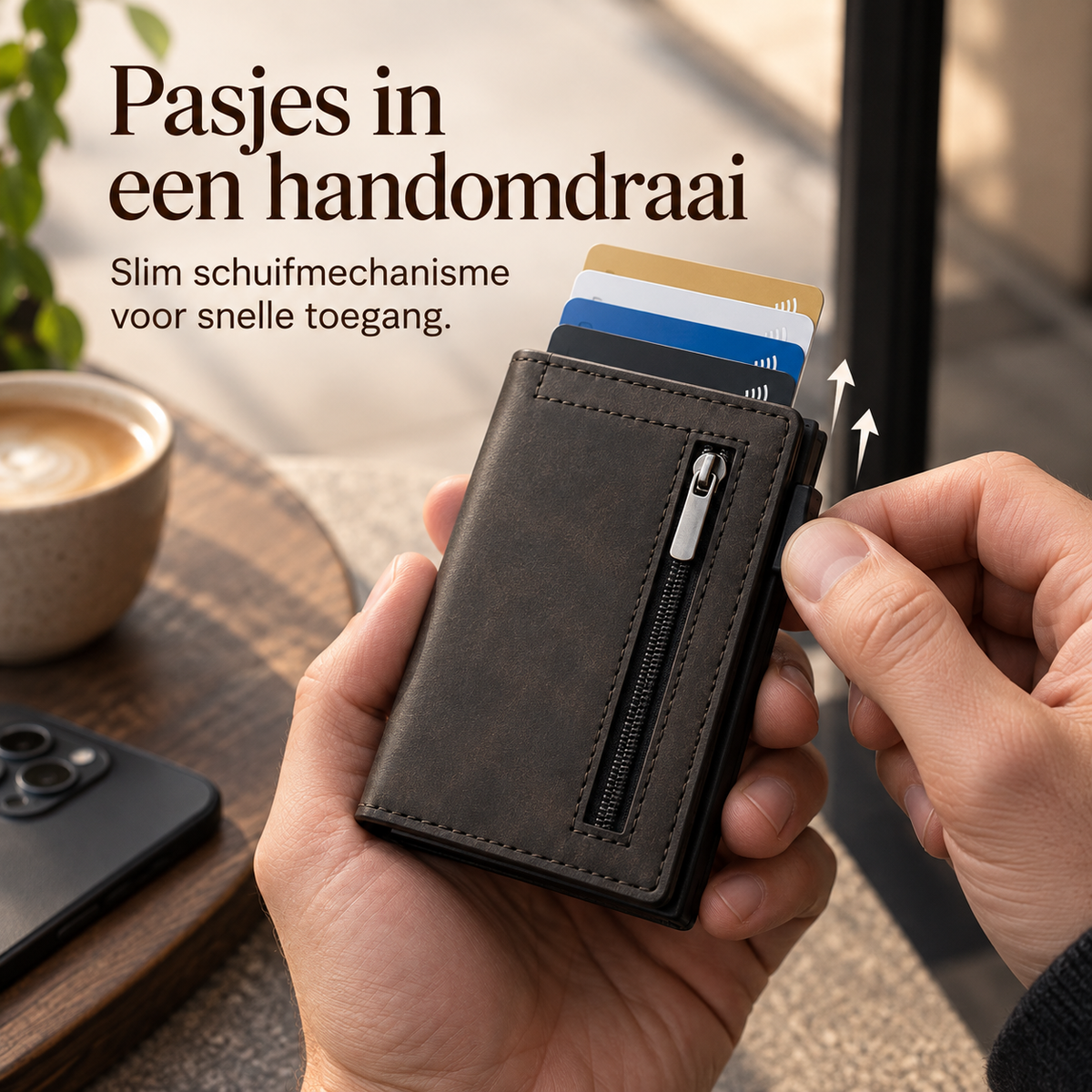 Shizen Milan Wallet – Slimme RFID Portemonnee