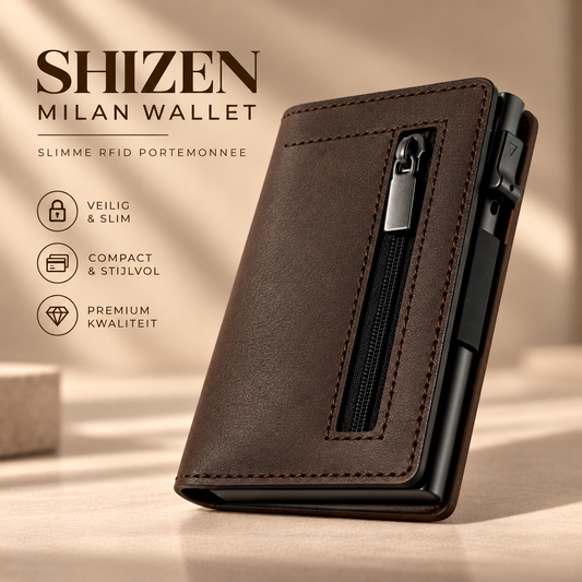 Shizen Milan Wallet – Slimme RFID Portemonnee
