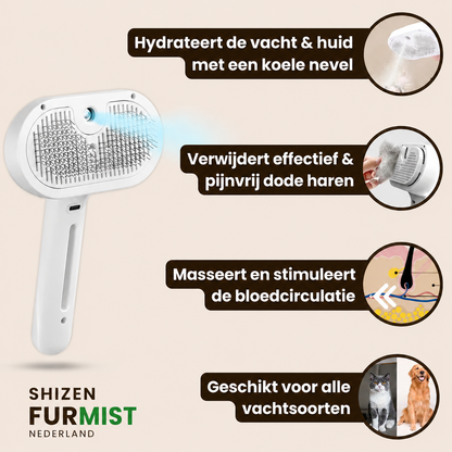 Shizen FurMist – Professionele Vachtverzorgingsborstel voor Huisdieren