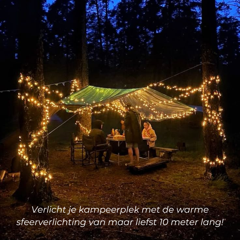 Shizen Solar Lamp – Draagbare Outdoor Lamp met 360° Sfeerverlichting